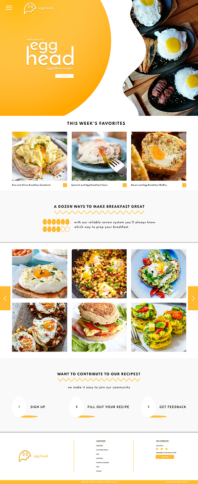 Egg Head design illustration logo web