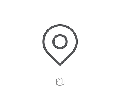 Location Stroke Icon Design app clean design designer flat graphic design icon location app location icon location pin logo minimal vector