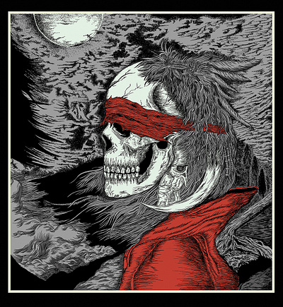 journey artwork coverart darkart deadart illustration illustration art music penandink skull skull art