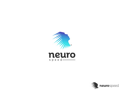 Neuro speed logo 2020 trend art gallery brand design branding branding design business logo colorful logo creative logo design fast logo human head logo logo design concept logo process logodesign logotype minimalist modern running speed logo