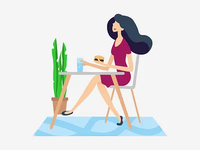 Illustrations for the website app characterdesign food fooddelivery illustration vector vector illustration