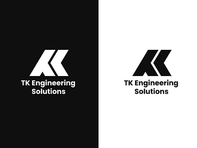 TK Engineering Logo Design branding brandmark k letter logo logo design logomark monogram monogram letter mark monogram logo personal mark t letter tk tk letter typography vector