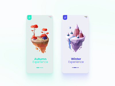 Travel experience app 3d app branding illustraion lowpoly uidesign uxdesign uxui