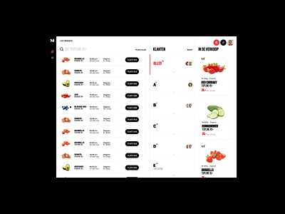 The Market avocado back end branding cms dashboard design ecommerce exploration fruit greens interface layout market marketplace morning placing trading ui ux webdesign