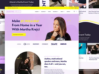 Martha Krejci - Mompreneur & Motivational Speaker author motivation speaker ux web design