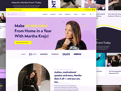 Martha Krejci - Mompreneur & Motivational Speaker author motivation speaker ux web design