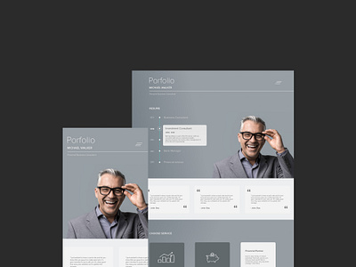 Business Portfolio design portfolio ui user interface webdesign website website design