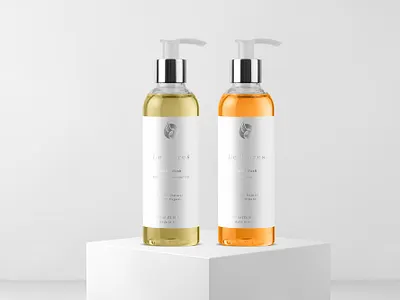 Le Lores Label Design 877c clean le lores metallic minimalist print simple typography