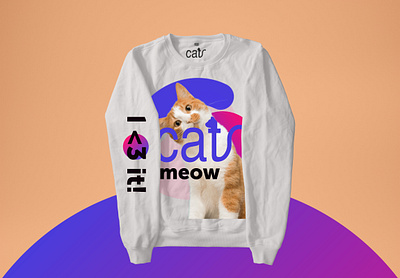 I <3 cat! CREWNECK animal cat cats crewneck design geometry graphicdesign graphics hoodie hoodies illustration ilovecat meow merch merch design merchandise design pet pet care shape typography