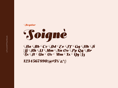 Soigne app design design design inspiration font font inspiration font of the week fotw free fonts free typeface google fonts graphic design interface type inspiration typeface typography ui user experience user interface ux web design