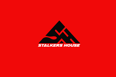 Stalkers House branding branding design design flat illustration illustrator logo logo design minimal typography