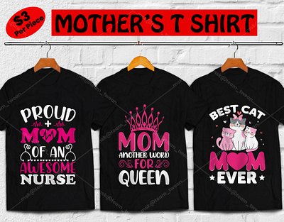 50+ MOTHER'S DAY Premium T-shirt Design illustration mom mom vectors mothers day t shirt mothersday nurse mom nurse shirt tshirt tshirtdesign typography uiux vectors