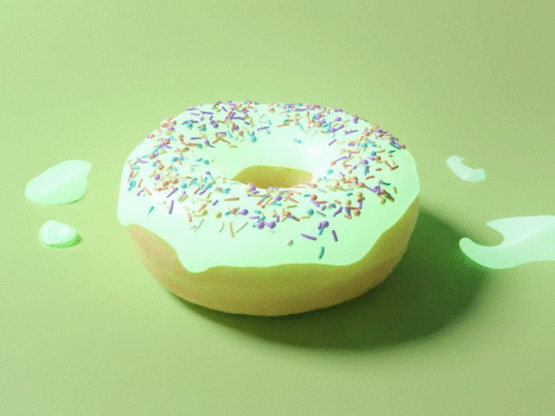 Radioactive Donut 3d blender blendercycles blenderguru cg donut