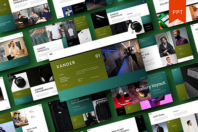 Xander Multipurpose Template clean colorful company corporate google slides keynote modern multipurpose multipurpose template photography pitch deck portfolio powerpoint presentation studio template unique web design web development website