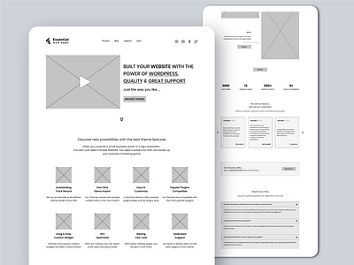 Corporate Website Wireframing design ui uidesign uiux ux website design wireframe wireframing