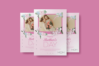 Mother's day Flyer announcement card cards celebration floral flower flyer flowers happy womens day flyer invitation love love party minimalist moederdag mom moms day mother day card mothers day mothers day flyer mothers day greeting card