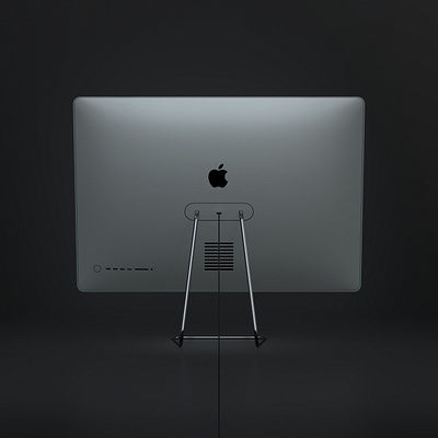 iMac Pro M1 Back 3d apple c4d concept imac imac pro m1 m1x octane pro prototype render 3d