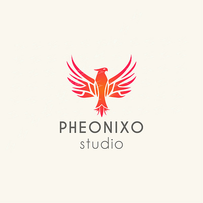 Pheonixo Studio branding design logo minimal
