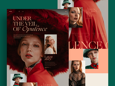 “Luxury mag exploration” concept design exploration interface ui ux web webdesign website