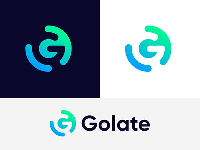 Golate G Letter Mark Logo Design abstract branding business logo design g g logo gletter mark gletter mark gradient g logo lettermark logo logodesign logotype modern modern logo modern logo design monogram vector
