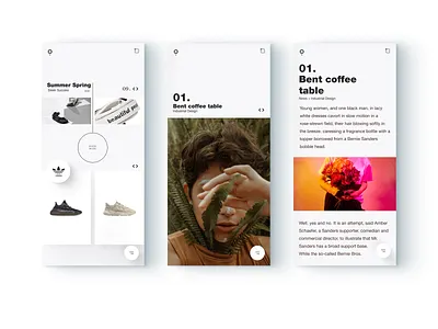 Mobile Ecommerce Website app blog brand business coffee design digital flat layout minimal mobile mobile app design mobile ui shoe shoes store ui ux website whitespace