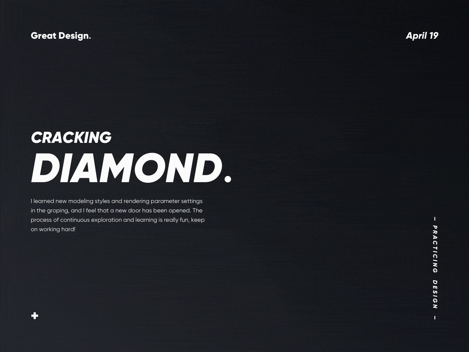 Cracking Diamond c4d
