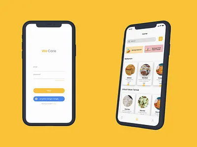 We Care design figma food food app foodwaste ui design