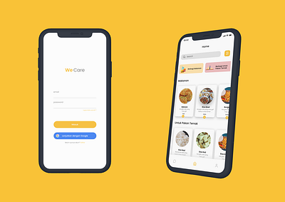 We Care design figma food food app foodwaste ui design