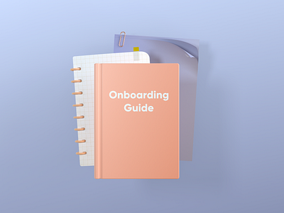 ProtoPie Onboarding Guide 3d 3d art book book 3d book cover brandbook guide guide book guidebook guideline illustration inspiration manual protopie