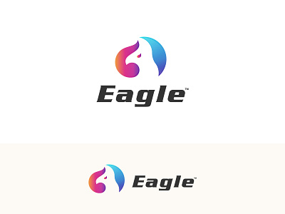 Eagle modern colorful logo best logo designer bird brand design branding color logo creative falcon flat logo graphic design icon icon design logo logotype minimalist modern logo nature logo negative space logo typography