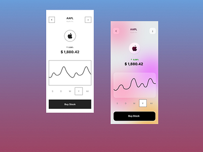 Glassmorphism Design app glassmorphism ios ui uidesign