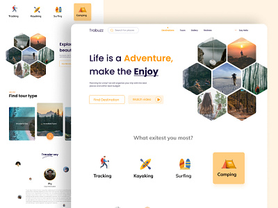 Trave web landing page ui design agency clean design clean ui company langing page sturtup travel website ui uidesign user experience user interface ux ui ux design uxalam web web design web landing page web ui web uiux web ux