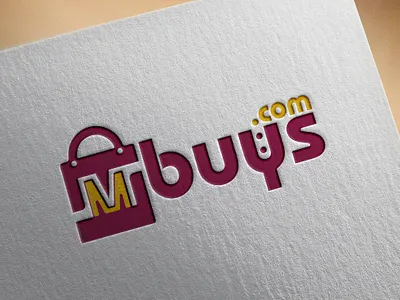MBUYS logo for mbuys.com branding business commercial design flat icon logos mbuys.com minimal minimalistic shopping shopping logo t shirt typography web web logo