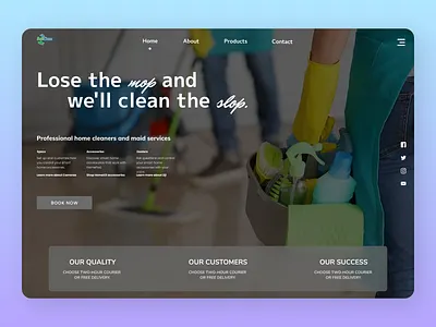 Home Cleaner branding design designs new new year ui uiux uiux design ux web