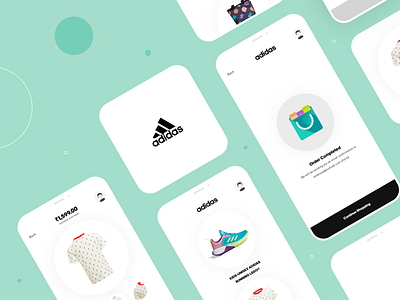 Adidas App 2d 3d abstract adobe adobe illustrator adobe photoshop adobe xd adobexd android animated animation app app design application brand brand design brand identity branding branding design clean