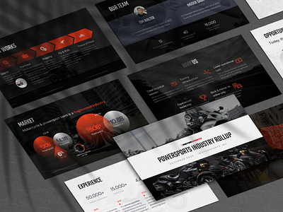 iMotorsports: Deck mockup motorbike motorcycles motorsport pitch pitch deck powerpoint presentation shadow shadow mockup shadows slide deck texture