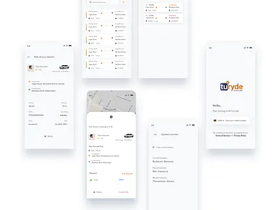 Ride Booking App UI app design illustration map maps minimal mobile mobile app mobile app design mobile design mobile ui ride rider rideshare transport uber uber clone uber design ui ux