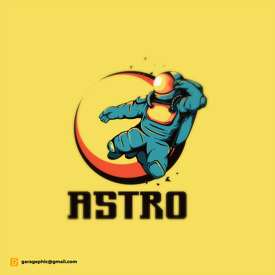 astro astronaut branding character characterdesign esport illustration illustrator logo logodesigners mascot vector