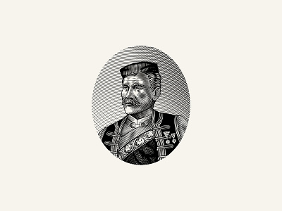 Junak drawing engraving handdrawn illustration illustration art lines old man portrait stamp vintage
