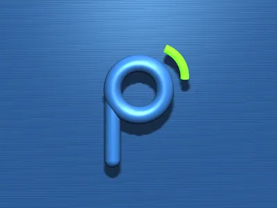 P - 36 days of type 36days 36daysoftype 3d 3d art daysoftype illustration p letter spline 3d typogaphy typography