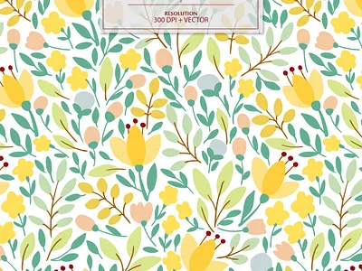 SPRING flowers pattern bloom blossom floral flower leaf leaves nature pattern seamless spring summer vector wallpaper