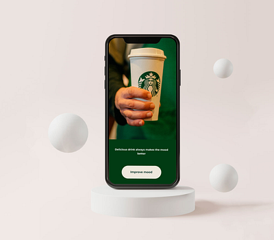 Сoncept design Starbucks App app design food and drink food app mobile app ui user interface ux