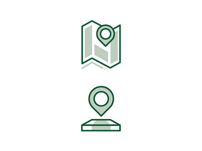 Location Icon 2d design flat google icon illustration line location location icon maps ui ux vector