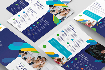 Event Business – Brochures and Flyer Print Template brochure template business conference digital education event event brochure event flyer flyer template speaker trainer training