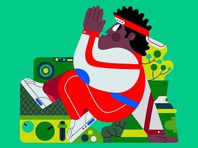 BREAKE THE DANCE b boy breakdance illustration ilustración jhonny núñez