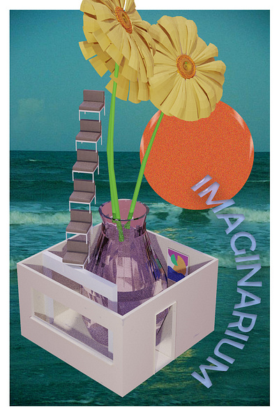 Imaginarium Poster art blender blender3d design event graphic performance poster poster art poster design