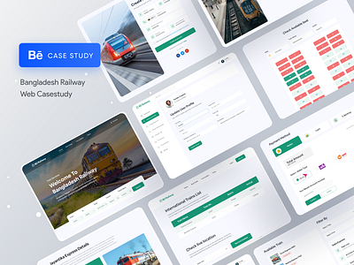 Bangladesh Railway Web Casestudy 🔥 2020 trend agency landing page agency website app design best design best designer case study creative design landing page landingpage redesign train transportation design trending design trending graphics trending ui uidesign uiux webdesign website design