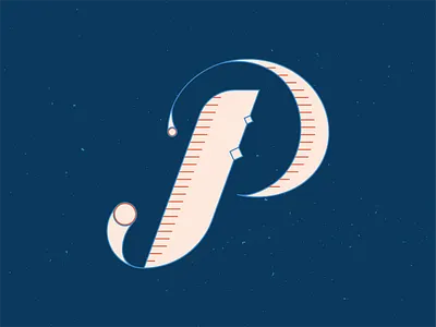 36 Days of Type P 36 days of type 36daysoftype 36daysoftype16 blue design graphic graphic design handlettering illustration illustrator lettering series type type design typface typogaphy vector