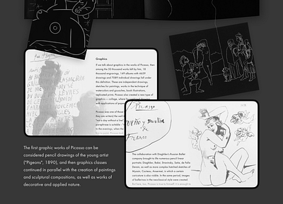 THE GENIUS — of his time a rebel and a lover animation app branding design illustration picasso ui ux web web design webdesign