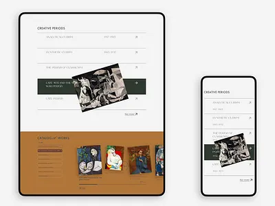 THE GENIUS — of his time a rebel and a lover #05 animation branding design illustration picasso promo typography ui ux web web design